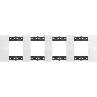 Рамка Немецкий стандарт 2+2+2+2 модуля. KA4802M4MW Пиксель Bticino Living Now.