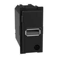 Механизм зарядного устройстваи USB тип - А 15 Вт/3000мА 1 модуль. K4191A. Bticino Living Now.