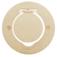 Встраиваемый лючок для розеток круглый, 2 модуля. 089711 Бронза Legrand Mosaic.
