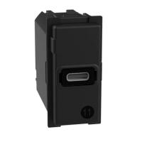 Механизм зарядного устройстваи USB тип - C 20 Вт/3000мА 1 модуль. K4192C. Bticino Living Now.