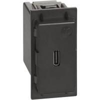 Механизм зарядного устройстваи USB тип - С 1500мА 1 модуль. K4286C1. Bticino Living Now.
