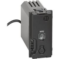 Умный модуль управления стандартными розетками 1 модуль. K4531C. Bticino Living Now with Netatmo