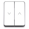 ATLASDESIGN PROFI IP54 О/У 2-клавишный ВЫКЛЮЧАТЕЛЬ ДЛЯ ЖАЛЮЗИ, сх.4, 10А, БЕЛЫЙ