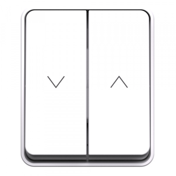 ATLASDESIGN PROFI IP54 О/У 2-клавишный ВЫКЛЮЧАТЕЛЬ ДЛЯ ЖАЛЮЗИ, сх.4, 10А, БЕЛЫЙ