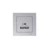 ATLASDESIGN USB РОЗЕТКА A+A, 5В/2,1А, 2х5В/1,05А, механизм, ЖЕМЧУГ
