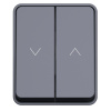 ATLASDESIGN PROFI IP54 О/У 2-клавишный ВЫКЛЮЧАТЕЛЬ ДЛЯ ЖАЛЮЗИ, сх.4, 10А, АНТРАЦИТ