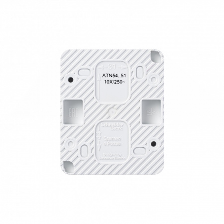 ATLASDESIGN PROFI IP54 О/У 2-клавишный ВЫКЛЮЧАТЕЛЬ, сх.5, 10АХ, БЕЛЫЙ