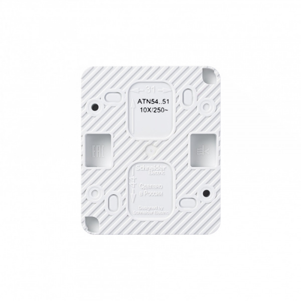 ATLASDESIGN PROFI IP54 О/У 2-клавишный ВЫКЛЮЧАТЕЛЬ, сх.5, 10АХ, БЕЛЫЙ