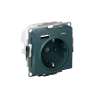 ATLASDESIGN РОЗЕТКА 16А c 2 USB A+C, 5В/2,4А/3,0А, 2х5В/1,5А, механизм, ИЗУМРУД