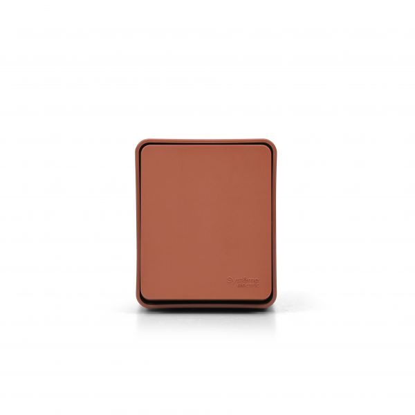 ATLASDESIGN PROFI IP54 О/У 1-клавишный ПЕРЕКЛЮЧАТЕЛЬ, сх.6, 10АХ, ТЕРРАКОТОВЫЙ