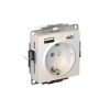 ATLASDESIGN РОЗЕТКА 16А c 2 USB A+C, 5В/2,4А/3,0А, 2х5В/1,5А, механизм, ЖЕМЧУГ