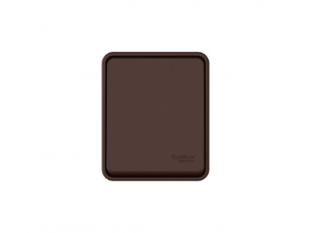 ATLASDESIGN PROFI IP54 О/У 1-клавишный ВЫКЛЮЧАТЕЛЬ КНОПОЧНЫЙ, сх.1, 10А, КОРИЧНЕВЫЙ