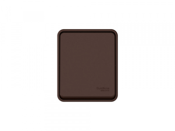 ATLASDESIGN PROFI IP54 О/У 1-клавишный ПЕРЕКЛЮЧАТЕЛЬ, сх.6, 10АХ, КОРИЧНЕВЫЙ