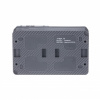 ATLASDESIGN PROFI IP54 О/У БЛОК: РОЗЕТКА с заземл. со шт., 16А, ВЫКЛЮЧАТЕЛЬ 1-клав., 10АХ, АНТРАЦИТ