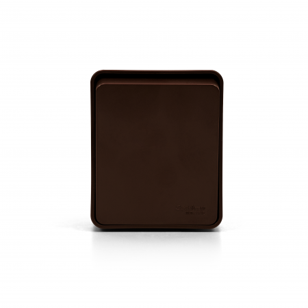 ATLASDESIGN PROFI IP54 О/У 1-клавишный ВЫКЛЮЧАТЕЛЬ КНОПОЧНЫЙ, сх.1, 10А, КОРИЧНЕВЫЙ