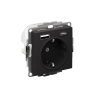 ATLASDESIGN РОЗЕТКА 16А c 2 USB A+С, 5В/2,4А/3,0А, 2х5В/1,5А, механизм, КАРБОН