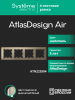 ATLASDESIGN AIR 4-постовая РАМКА, ШАМПАНЬ/дымчатый белый