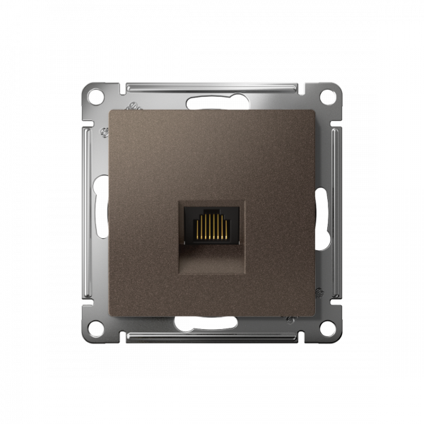 ATLASDESIGN РОЗЕТКА компьютерная RJ45 кат. 5e, механизм, МОККО