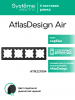 ATLASDESIGN AIR 4-постовая РАМКА, КАРБОН/дымчатый черный