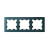 ATLASDESIGN 3-постовая РАМКА, универсальная, ИЗУМРУД