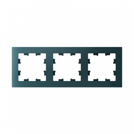 ATLASDESIGN 3-постовая РАМКА, универсальная, ИЗУМРУД