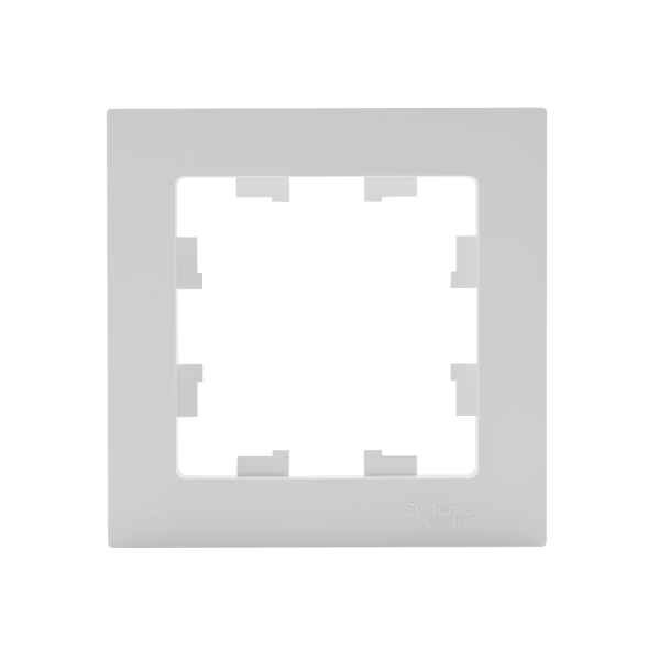 ATLASDESIGN 1-постовая РАМКА, БЕЛЫЙ