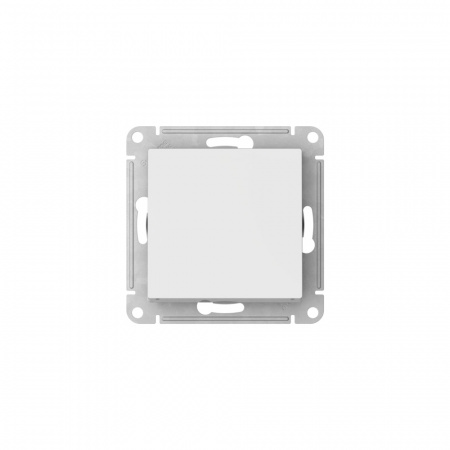 ATLASDESIGN AQUA 1-клавишный ПЕРЕКЛЮЧАТЕЛЬ, IP44, сх.6, 10АХ, мех., быстрозажим. клем., БЕЛЫЙ