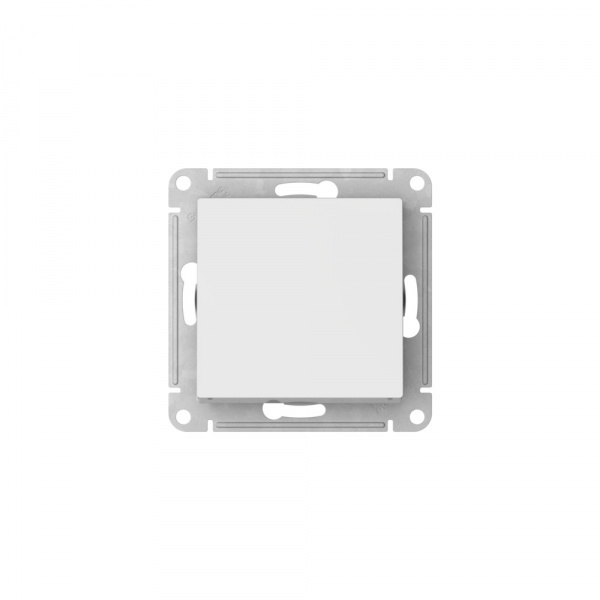 ATLASDESIGN AQUA 1-клавишный ПЕРЕКЛЮЧАТЕЛЬ, IP44, сх.6, 10АХ, мех., быстрозажим. клем., БЕЛЫЙ