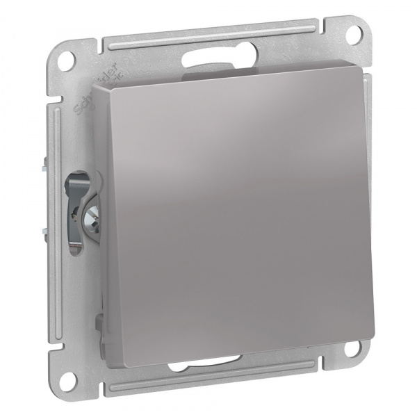 ATLASDESIGN AQUA 1-клавишный ПЕРЕКЛЮЧАТЕЛЬ, IP44, сх.6, 10АХ, механизм, АЛЮМИНИЙ