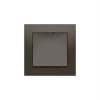 ATLASDESIGN 1-клавишный ВЫКЛЮЧАТЕЛЬ, сх.1, 10АХ, в сборе, быстрозажим. клем., МОККО