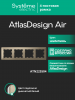 ATLASDESIGN AIR 4-постовая РАМКА, ШАМПАНЬ/дымчатый белый