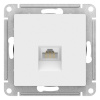 ATLASDESIGN РОЗЕТКА компьютерная RJ45 кат. 6A, механизм, ЛОТОС