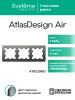 ATLASDESIGN AIR 3-постовая РАМКА, СТАЛЬ/дымчатый черный