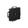 ATLASDESIGN РОЗЕТКА HDMI, механизм, КАРБОН