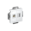 ATLASDESIGN РОЗЕТКА двойная HDMI+RJ45, кат. 5е, механизм, БЕЛЫЙ