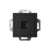 ATLASDESIGN РОЗЕТКА HDMI, механизм, КАРБОН