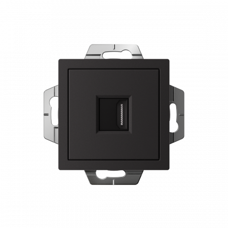 ATLASDESIGN РОЗЕТКА HDMI, механизм, КАРБОН