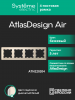ATLASDESIGN AIR 4-постовая РАМКА, БЕЖЕВЫЙ/дымчатый белый