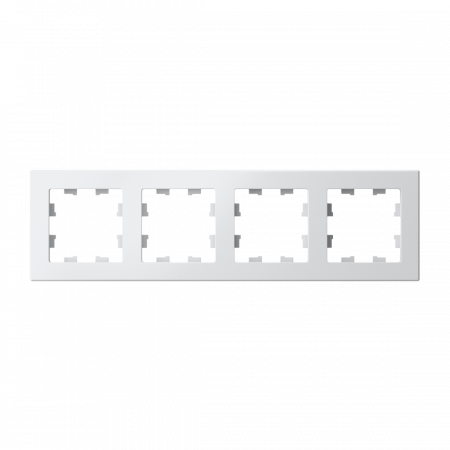 ATLASDESIGN 4-постовая РАМКА, универсальная, БЕЛЫЙ