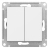 ATLASDESIGN 2-клавишный ПЕРЕКЛЮЧАТЕЛЬ, сх.6+6, 10АХ, механизм, ЛОТОС