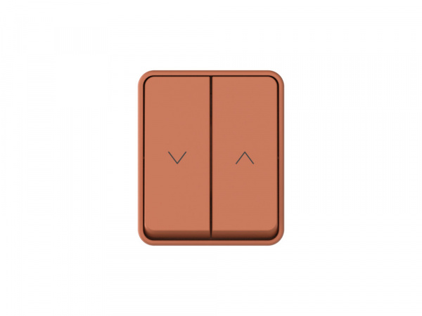 ATLASDESIGN PROFI IP54 О/У 2-клавишный ВЫКЛЮЧАТЕЛЬ ДЛЯ ЖАЛЮЗИ, сх.4, 10А, ТЕРРАКОТОВЫЙ