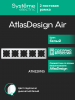 ATLASDESIGN AIR 5-постовая РАМКА, БЕЛЫЙ/дымчатый белый