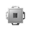 ATLASDESIGN РОЗЕТКА HDMI, механизм, АЛЮМИНИЙ