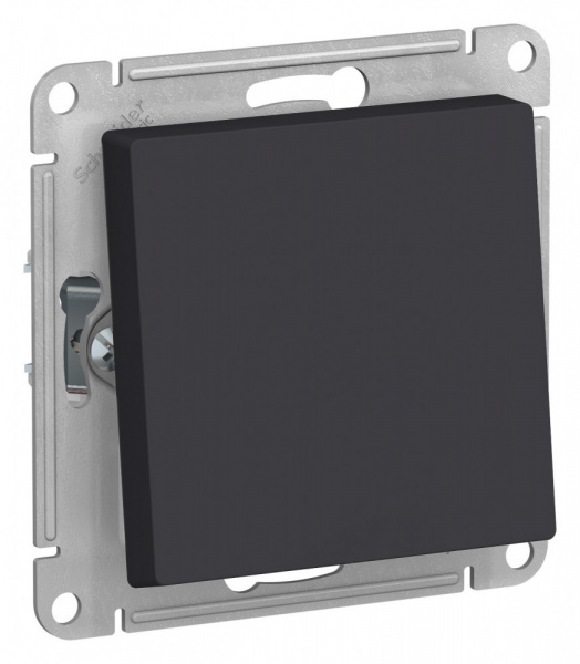 ATLASDESIGN AQUA 1-клавишный ПЕРЕКЛЮЧАТЕЛЬ, IP44, сх.6, 10АХ, механизм, КАРБОН