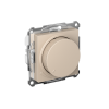 ATLASDESIGN СВЕТОРЕГУЛЯТОР (диммер) поворотно-нажимной, LED, RC, 400Вт, механизм, ПЕСОЧНЫЙ