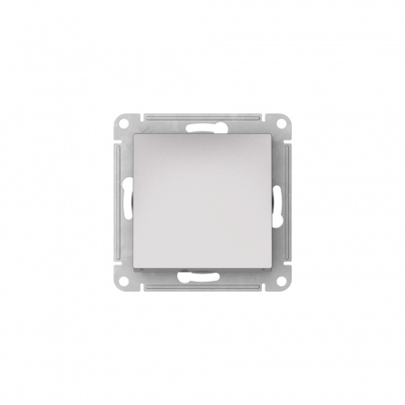 ATLASDESIGN AQUA 1-клавишный ПЕРЕКЛЮЧАТЕЛЬ, IP44, сх.6, 10АХ, мех., быстрозажим. клем., АЛЮМИНИЙ