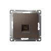 ATLASDESIGN РОЗЕТКА компьютерная RJ45 кат. 6A, механизм, МОККО