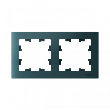 ATLASDESIGN 2-постовая РАМКА, универсальная, ИЗУМРУД