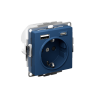 ATLASDESIGN РОЗЕТКА 16А c 2 USB A+C, 5В/2,4А/3,0А, 2х5В/1,5А, механизм, АКВАМАР