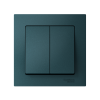 ATLASDESIGN 2-клавишный ВЫКЛЮЧАТЕЛЬ, сх.5, 10АХ, в сборе, ИЗУМРУД